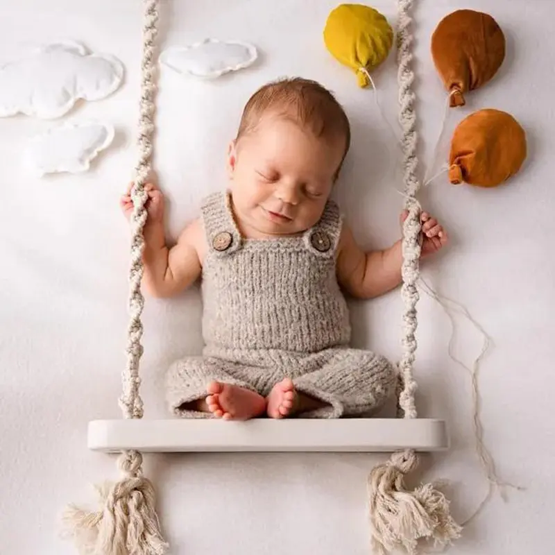 Baby Balloon Decors with Clouds Studio Props Set