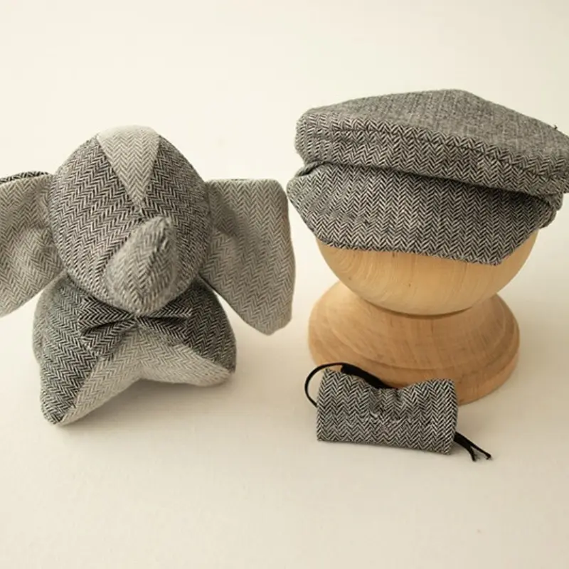 Baby Boy Gentleman Suit with Hat and Doll Set - Image 3