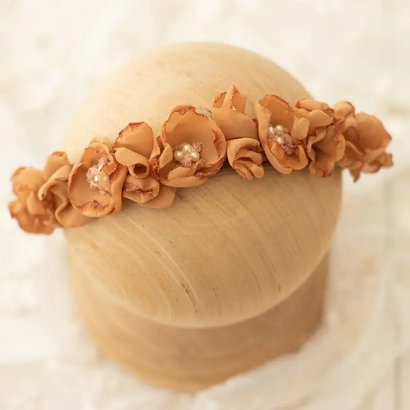 Baby Girl Handmade Colorful Floral Headband - Image 4