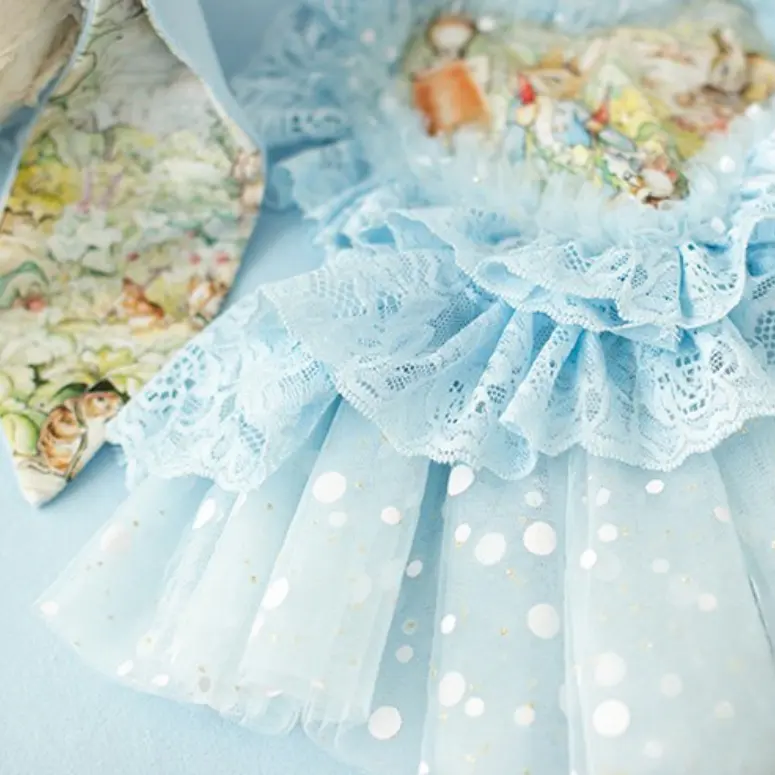Baby Girl Bunny Dress with Hat and Pillow Set - Image 5