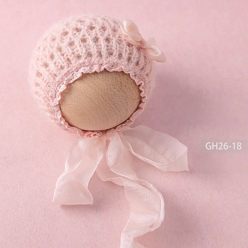 Knitted Hat GH26 - Newborn Photography Hat Collection - Image 2