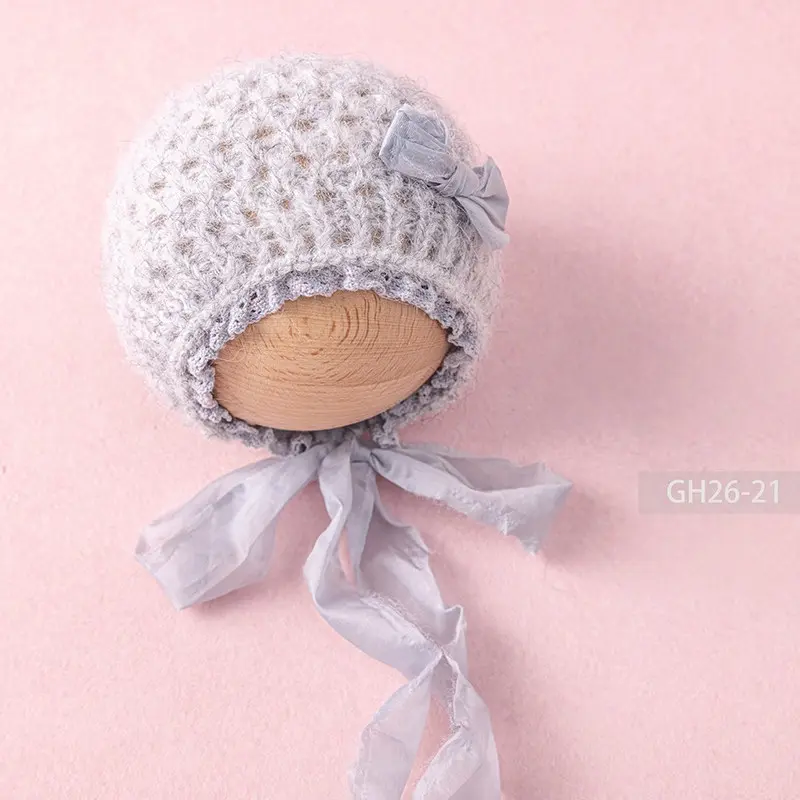 Knitted Hat GH26 - Newborn Photography Hat Collection - Image 5